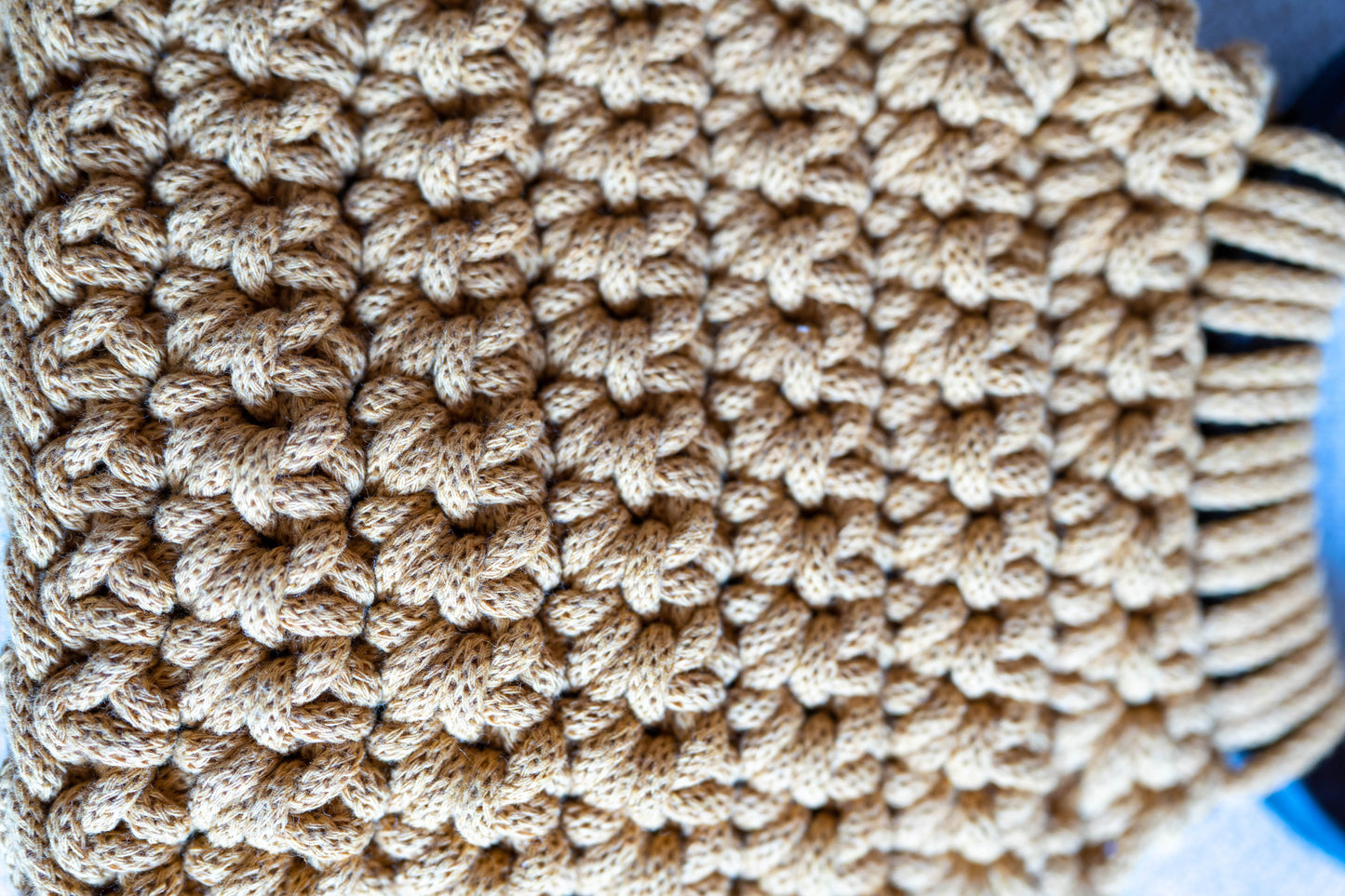 Mini Crochet Handle Bag – Sand
