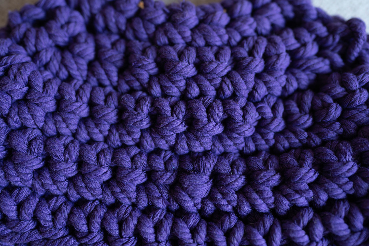Mini Crochet Handheld Bag (Ring Handle)