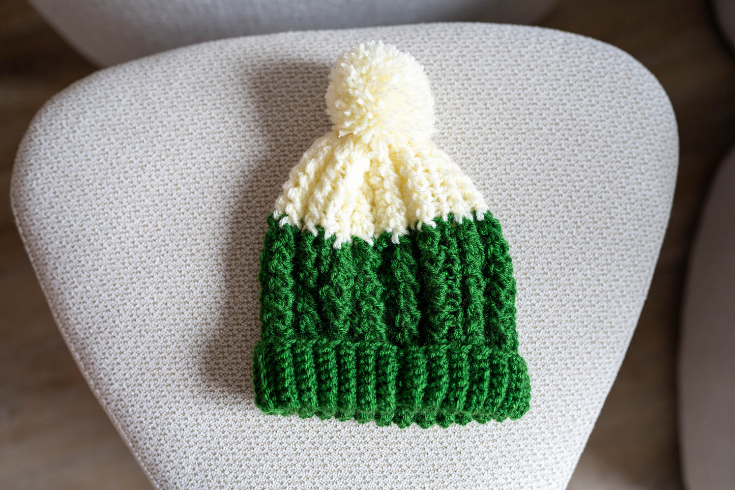 Evergreen Pom Beanie