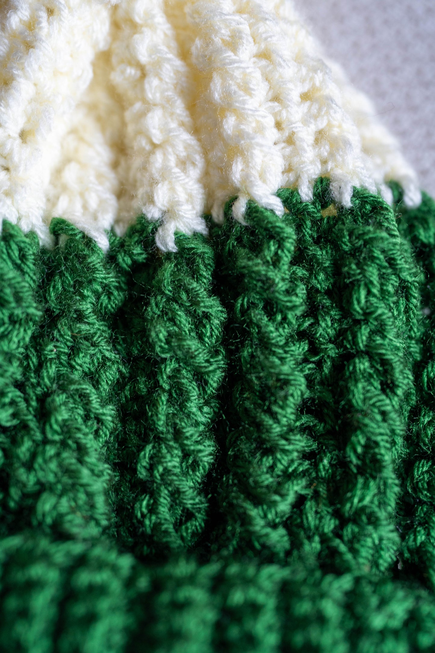 Evergreen Pom Beanie